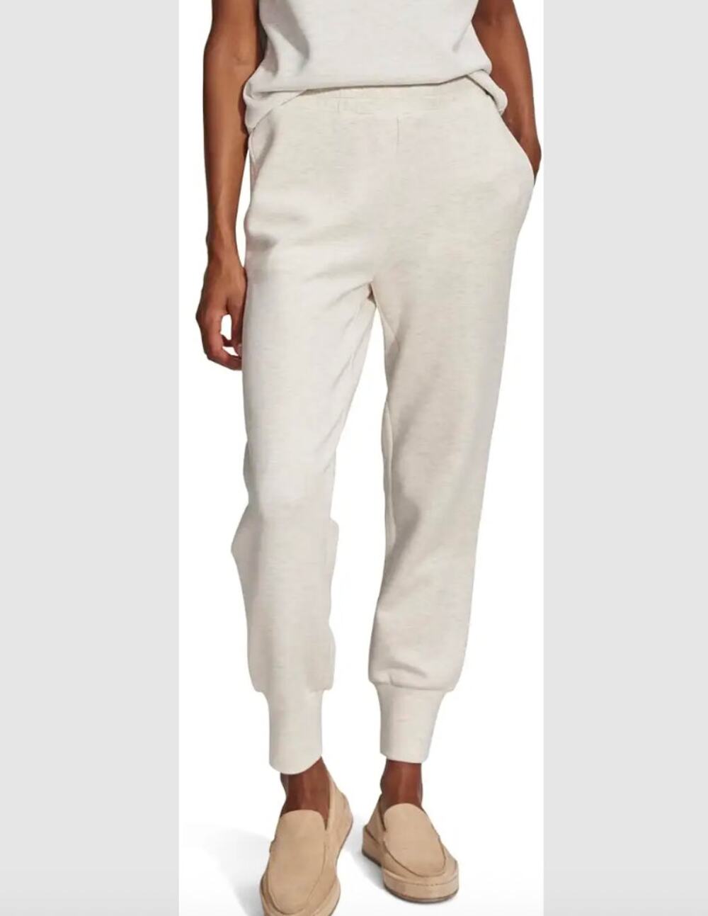Varley The Slim Cuff Pant 25 DoubleSoft Ivory Marl Jogger Pants Women's Small